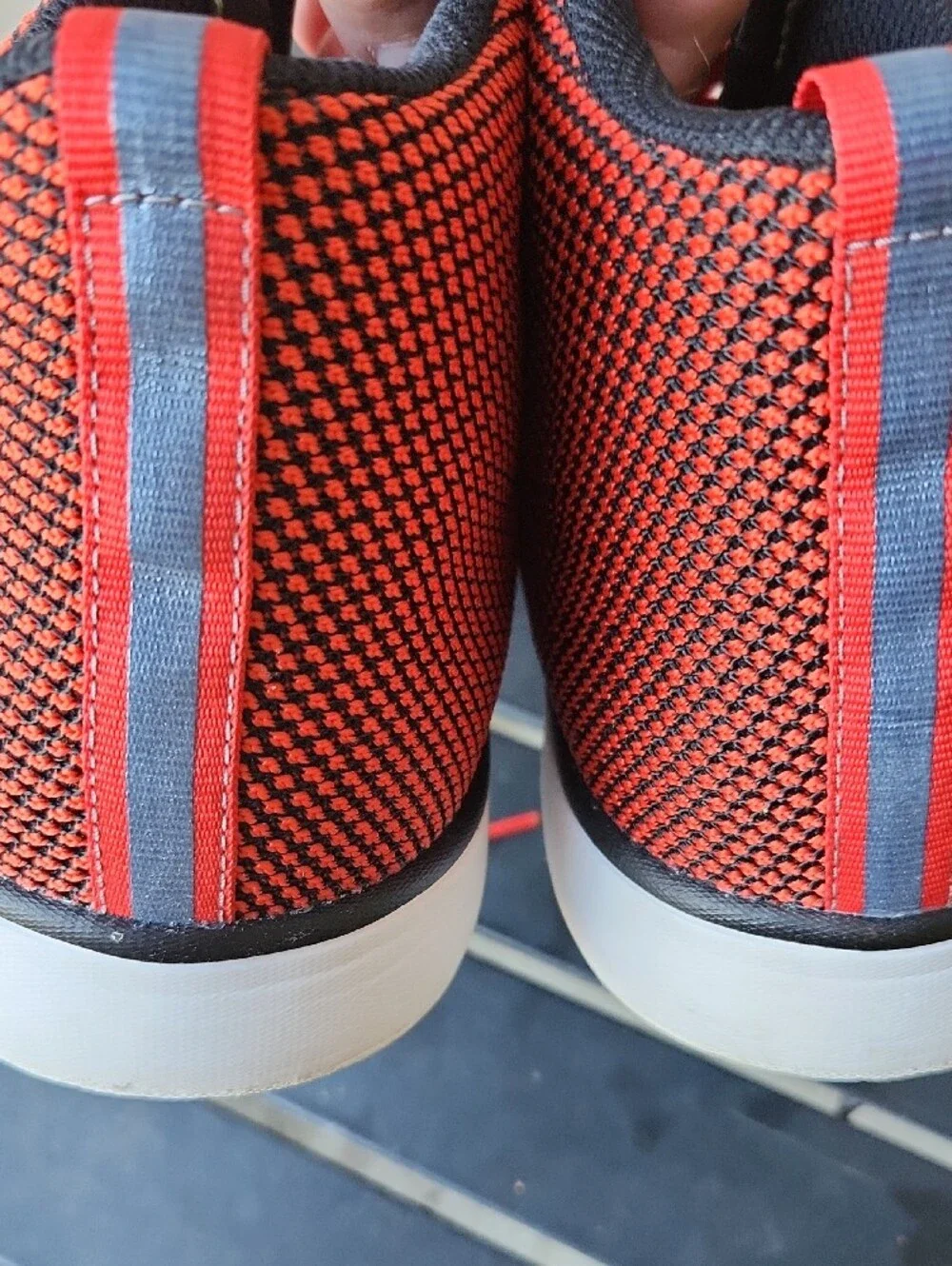 adidas Red and Black Athletic Men's Shoes